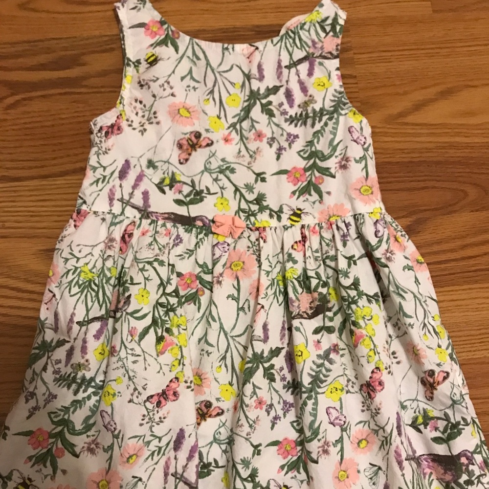 Toddler girls spring floral dress